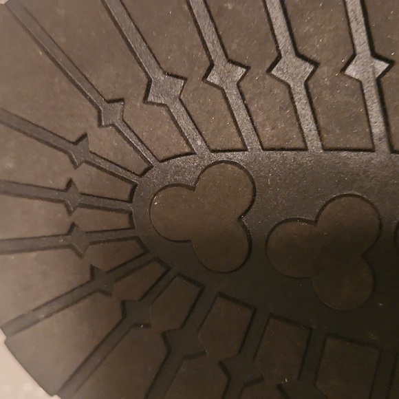 Black and white sandals buckle cage strappy wedge 2" - Picture 5 of 7